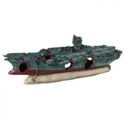 Portaaviones Para Acuario Poliresina 68x17,5x25cm Aqua D'ella