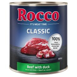 Rocco Classic 6 x 800 g - Vacuno con pato