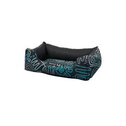 ROGZ Cama Estampado Doodle para perro - M (76 x 51 x 26 cm)