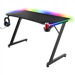 Trust Gaming GXT 710 Luminus Pro Mesa Gaming 120x60 RGB y Cargador Inalámbrico de 10 W Integrado