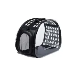 UAMLY Bolsa transportadora transpirable para gatos - negro