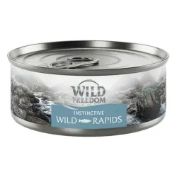 Wild Freedom Adult Instinctive comida húmeda para gatos 6 x 70 g  - Wild Rapids - Con salmón