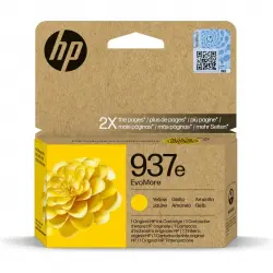 Cartucho de Tinta Original HP 937e EvoMore Amarillo