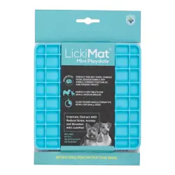 LickiMat Comedero Playdate Classic Azul para perros - 200 ml