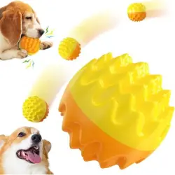 MCBOSON 2 pelotas de juguete para perros con sonido - 2 piezas