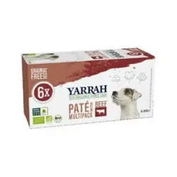 Pack 6 Latas Paté Con Ternera Bio Yarrah 6 X 150 G