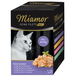 Pack mixto Miamor Filetes Finos Mini 8 x 50 g - Selección excelente
