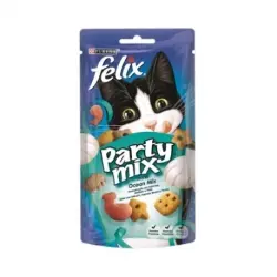 Snacks Felix Party Mix Ocean Para Gatos, 8x60 gr