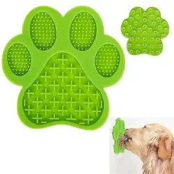 UAMLY Alfombrilla para lamer para perros con ventosa - Verde