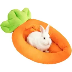 ZooVenture Cama gatos forma zanahoria: suave, felpa, lavable calefacción - Algodón-S
