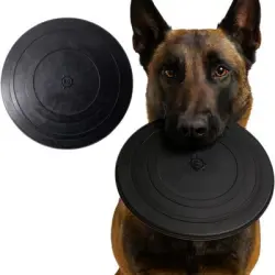 ZooVenture  de goma ultrarresistente - Garantizado, para perros - Negro - 178 mm
