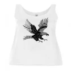 Camiseta tirantes mujer águila color Blanco
