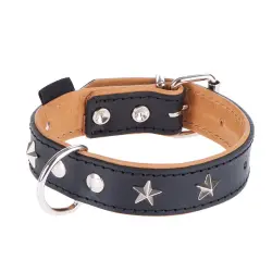 Collar de cuero Heim Stars - L: 45 - 55 cm perím. de cuello