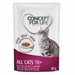 Concept for Life All Cats 10+ en gelatina - 12 x 85 g