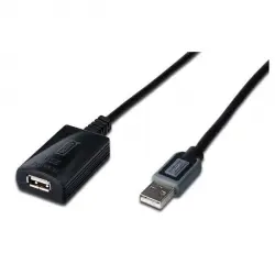 Digitus Cable USB 2.0 AM/AH Amplificado 10m Negro