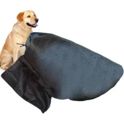 HausPets Protector de cabeza suave para perros - exteriores, jardín camping - Unidad M negra One