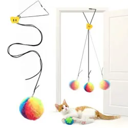 IntiMeg  colgante para gatos - Pelota