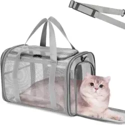 MCBOSON Bolsa transportadora para mascotas (transpirable y plegable) - 1 artículo