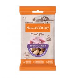 Nature's Variety Bocaditos Meat Bites Pavo liofilizado para perros