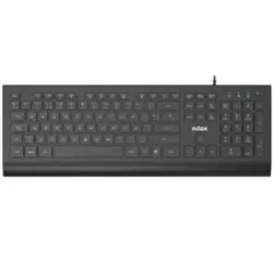 Nilox NXKBE000014 Teclado USB 1.5m Negro