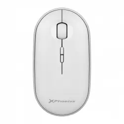Phoenix Rebble Ratón Óptico Inalámbrico 1600 DPI Blanco