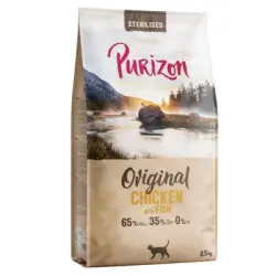 Purizon Cat Sterilised pollo y pescado - Original Daily 65 % NUEVO - 6,5 kg