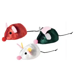 Ratón de peluche para gato Bubimex - 9x5 cm