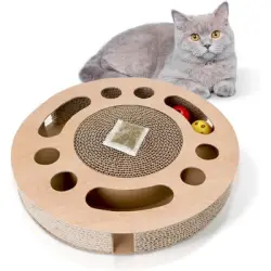 UAMLY  interactivo para gatos con 2 pelotas sonajero - 33 cm