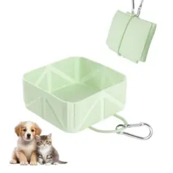 ZooVenture Alfombrilla de viaje plegable de silicona - Verde