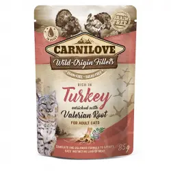 24x85g Carnilove Cat Adulto Pouch sabor Pavo