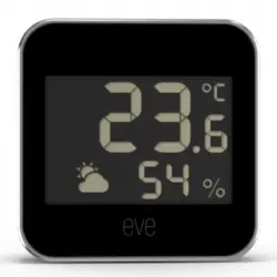 Eve Weather Sensor de Temperatura y Humedad Interior/Exterior Independiente Inalámbrico
