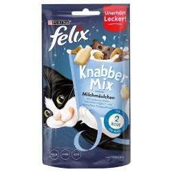 Felix Party Mix snacks para gatos - Bocaditos de leche (60 g)