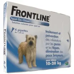 Frontline Spot On Dog 10-20kg - 4 Pipetas