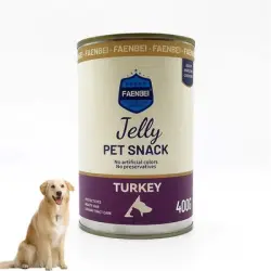 FurryFusion Comida húmeda para perros, sabor a cordero, 400 g - Pavo