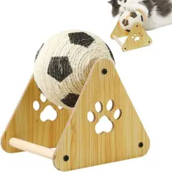 IntiMeg Pelota rascadora de sisal para gatos - Una pieza