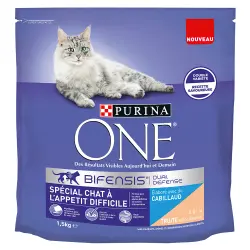 PURINA ONE Especial gatos con apetito exigente bacalao y trucha - 1,5 kg