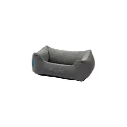ROGZ Cama Durban Denim Gris para perro - XL (101 x 64 x 33 cm)