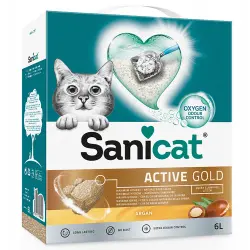 Sanicat Active Gold arena aglomerante para gatos - 6 l