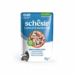 Schesir Complete Nutrition filete en gelatina 6 x 85 g - Atún con sardinas