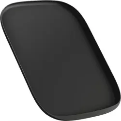 UAMLY Alfombrilla de silicona para comida de gatos - Negro