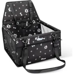 UAMLY Asiento plegable para perros para coche - Negro
