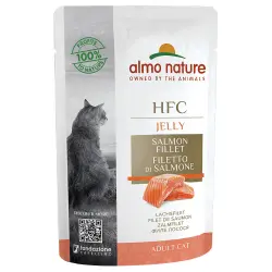 Almo Nature HFC Jelly 6 x 55 g - Filete de salmón