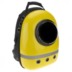 Citybag - Mochila Para Transporte De Mascotas Gato Y Perro. Transportin De Plástico Rígido Amarillo Cb00100