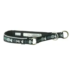 Collar anititirones Hurtta Bare carbón para perros - 42-47 cm contorno de cuello, 35 mm de ancho