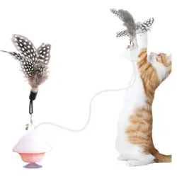 FurryFusion  retráctil automático para gatos - Rosa