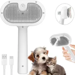 IntiMeg Cepillo de vapor para perros y gatos - Una pieza