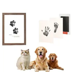 IntiMeg Kit de huellas de patas de perro - Beber