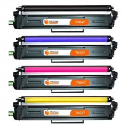 Pccom Essential Brother TN247/TN243 Tóner Compatible Negro/Cian/Magenta/Amarillo Pack 4