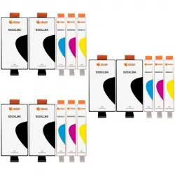 Pccom Essential Hp 920xl Cartucho Tinta Compatible Negro/cian/magenta/amarillo Pack 15