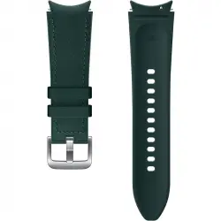 Samsung Correa de Piel Híbrida (20 mm S/M) Verde para Galaxy Watch4
